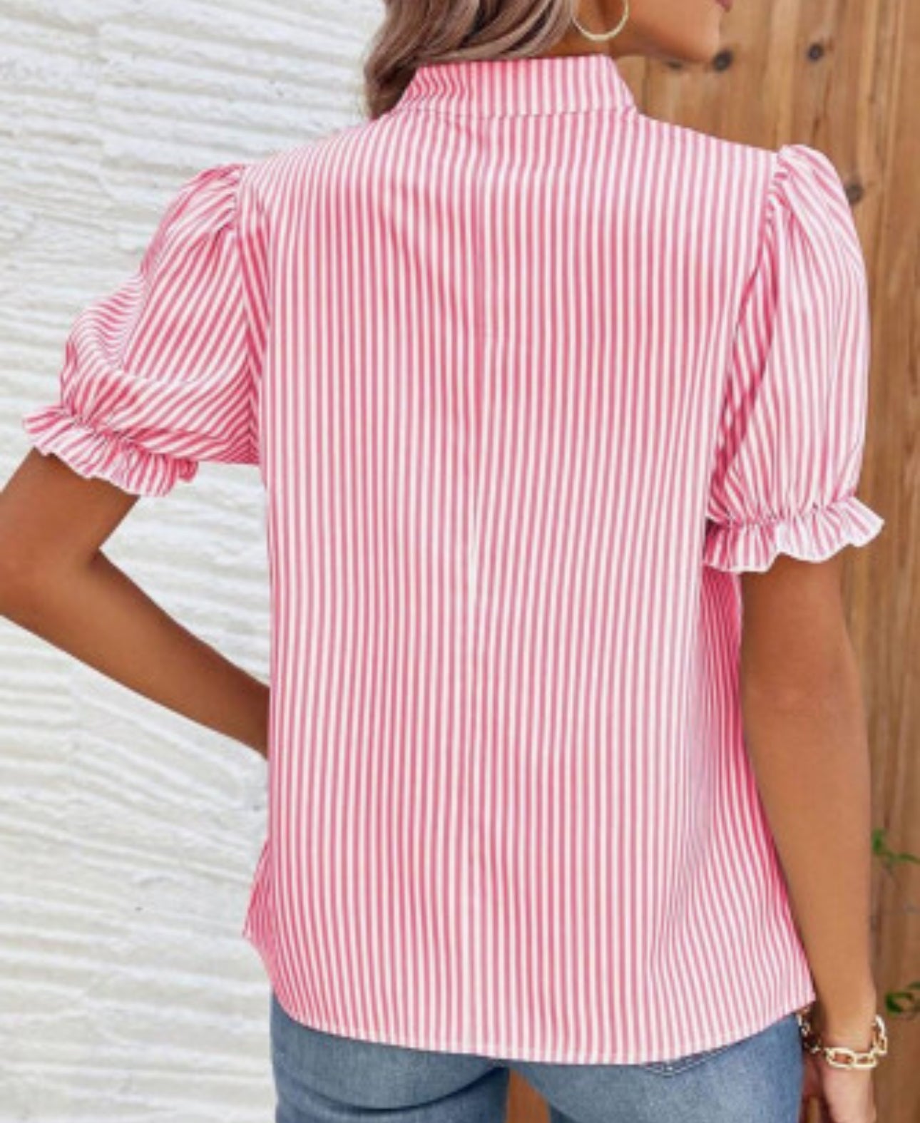 FEELING CONFIDENT STRIPE SHIRT
