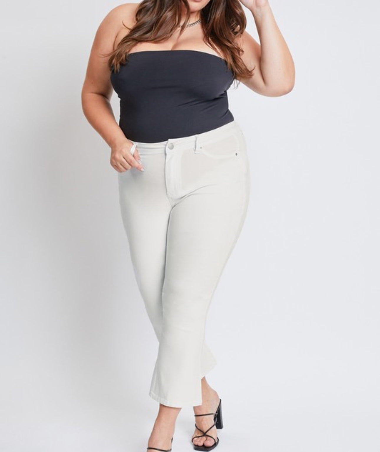 CURVY KELSO CROPPED FLARES