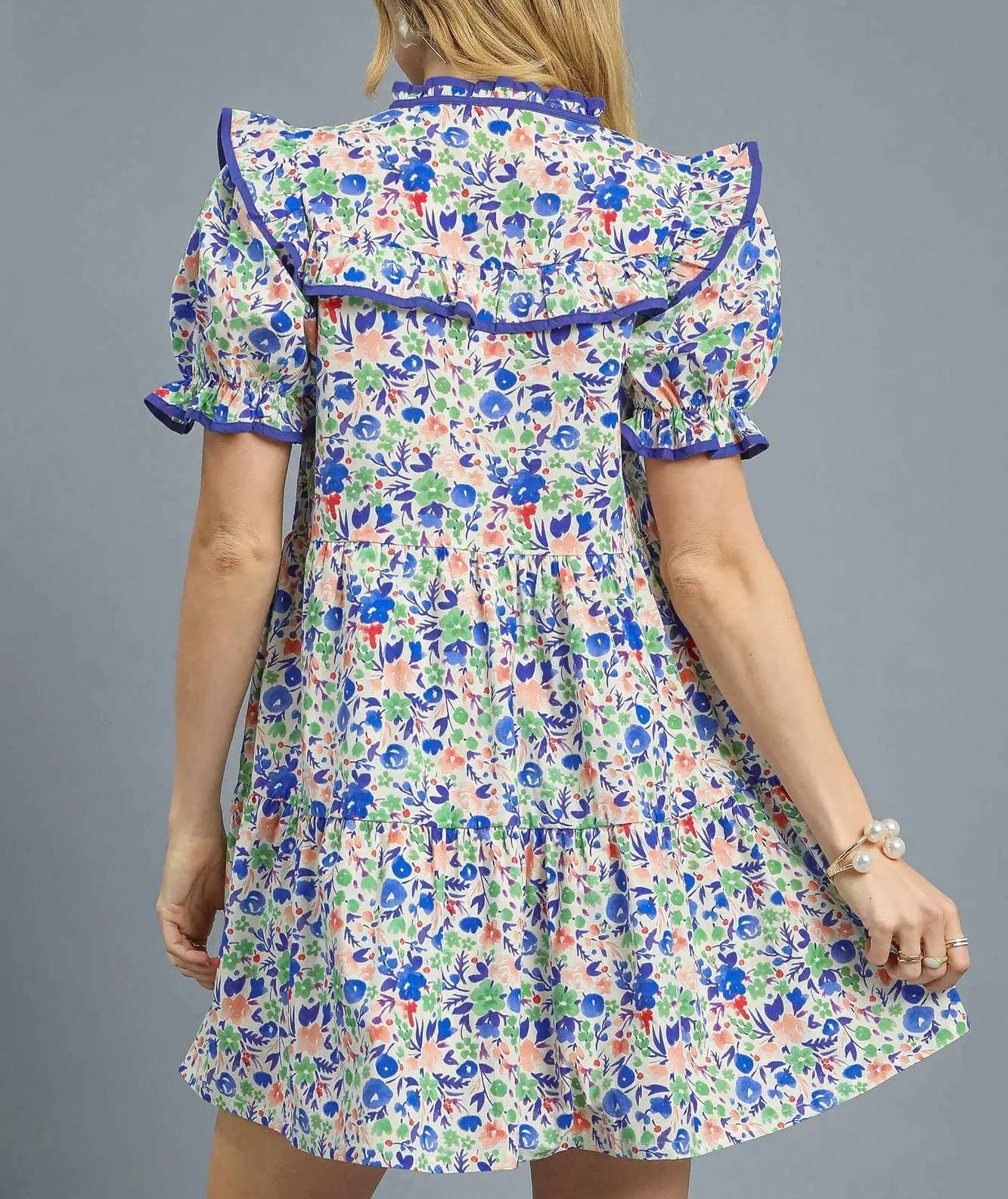 NAOMI FLORAL MINI DRESS