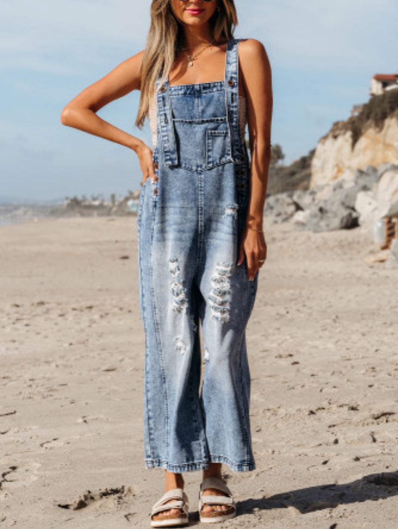 BY THE RIVER DENIM OVERALLS