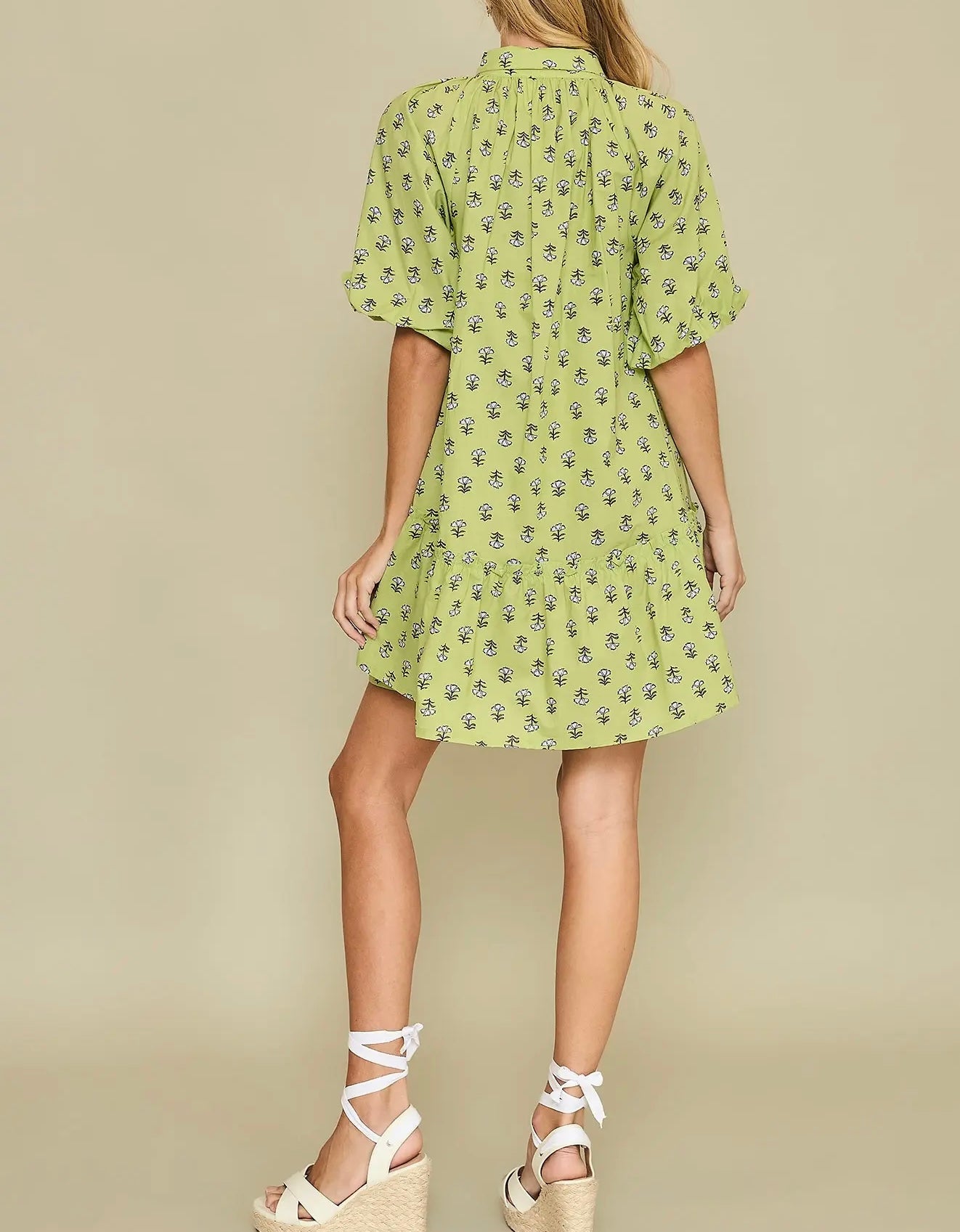 DELICATE BLOOMS MINI DRESS