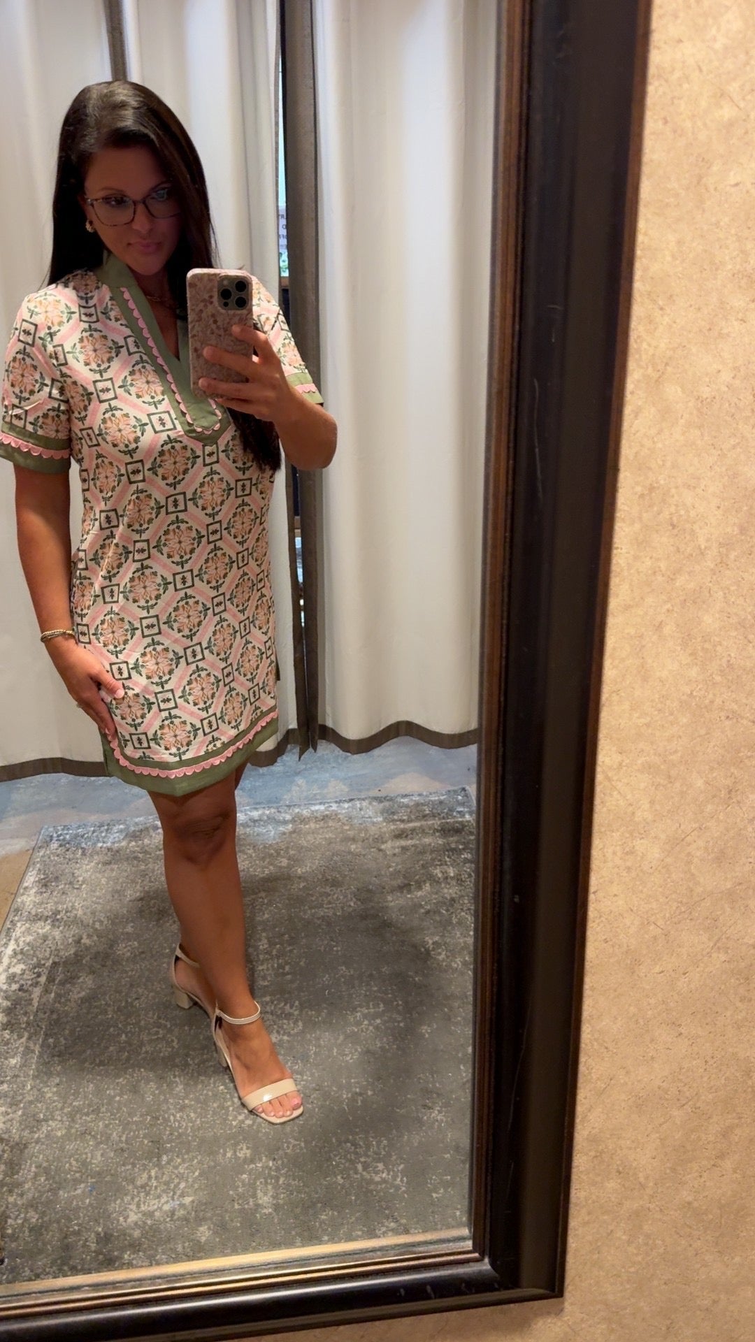 MULTICOLOR BOHO MINI DRESS