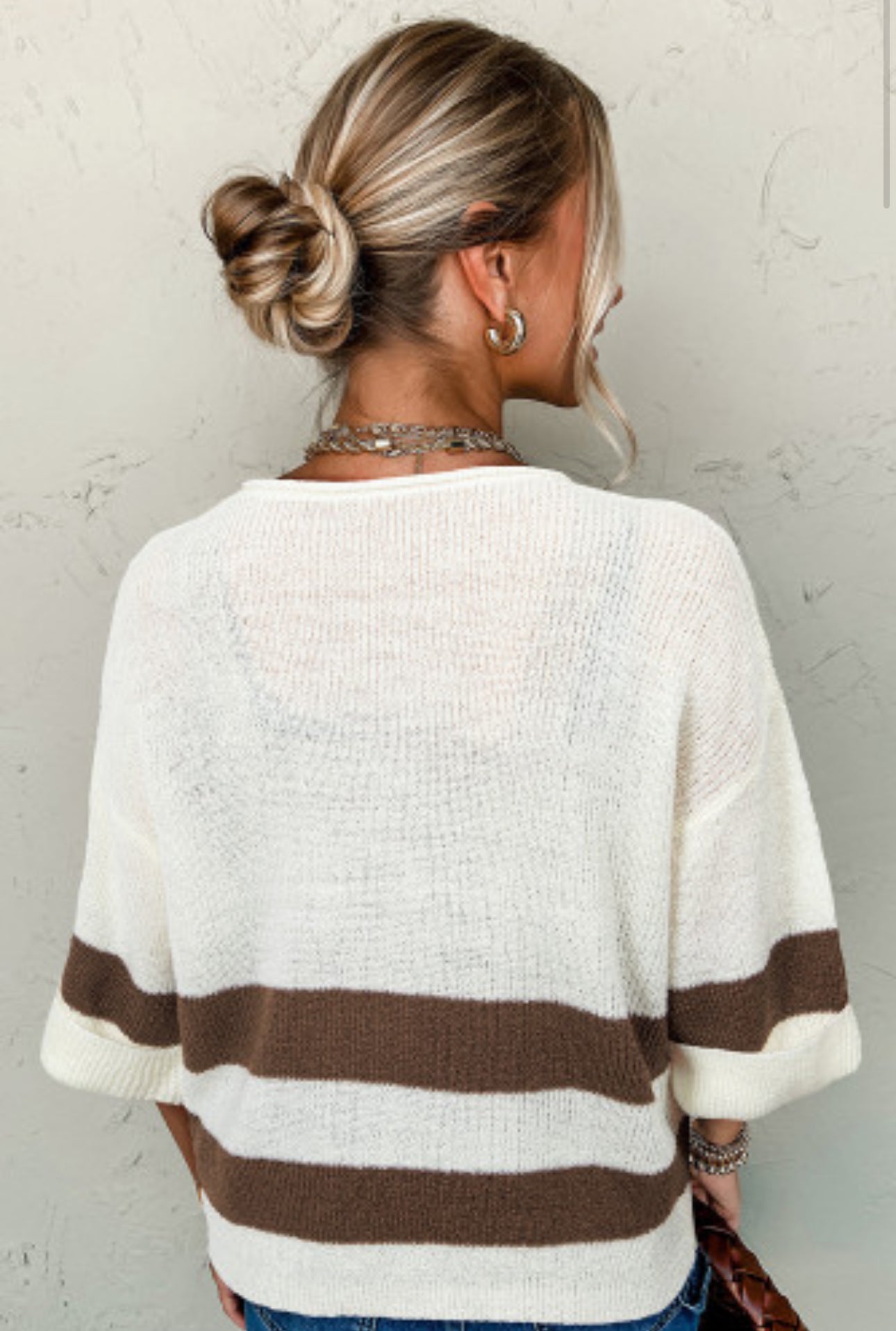 CALL IN BACK UP SWEATER