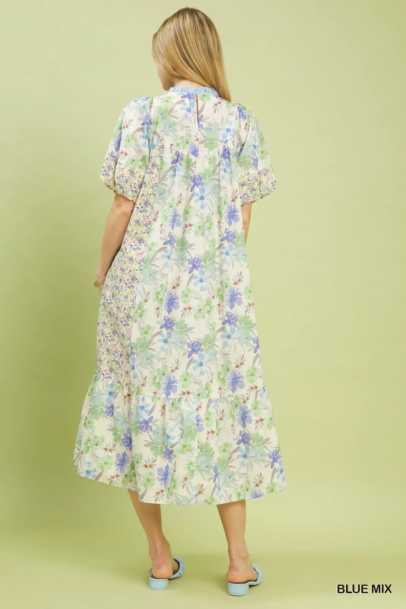 FRESH START FLORAL MIDI DRESS