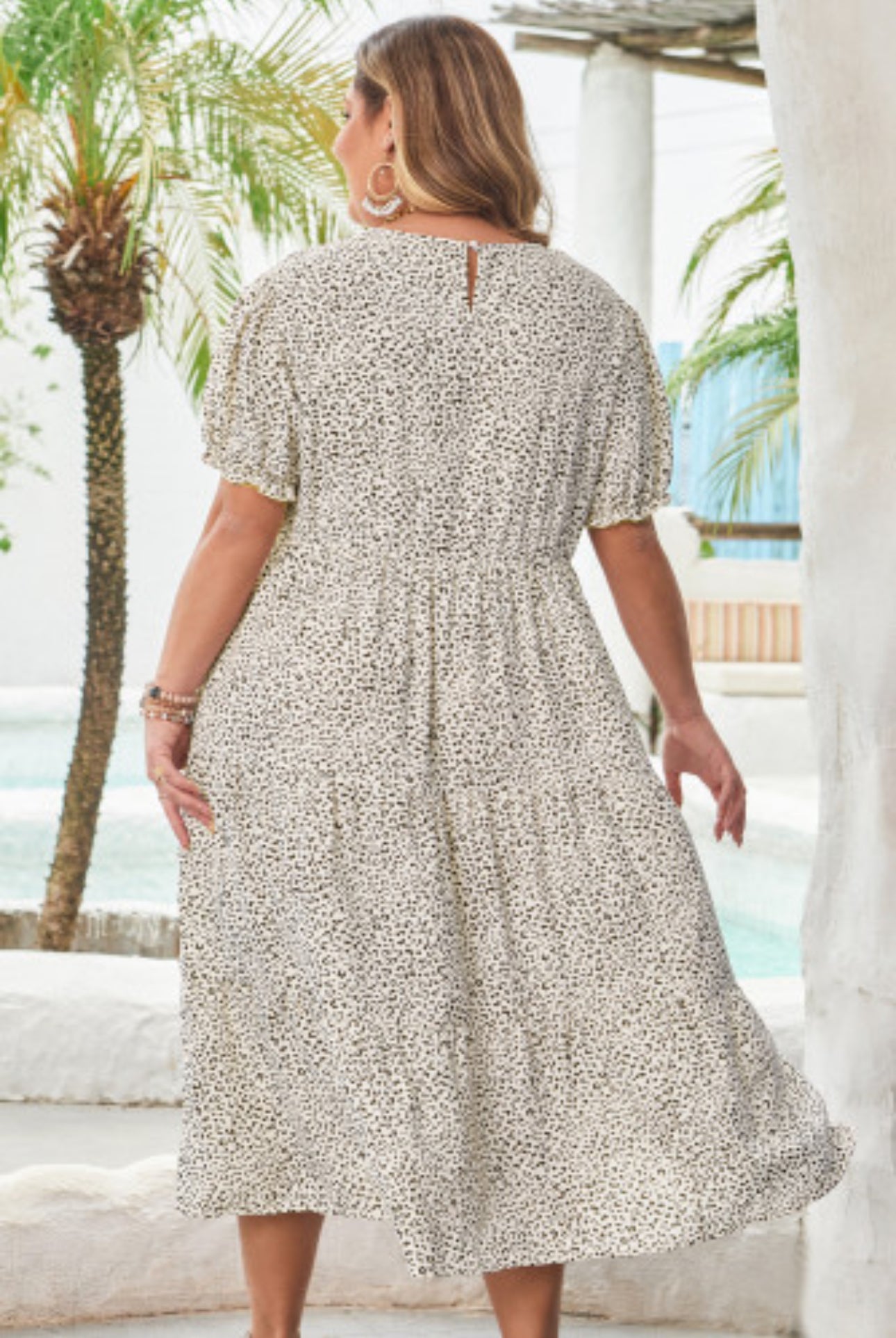 CURVY ALL AT ONCE MIDI DRESS