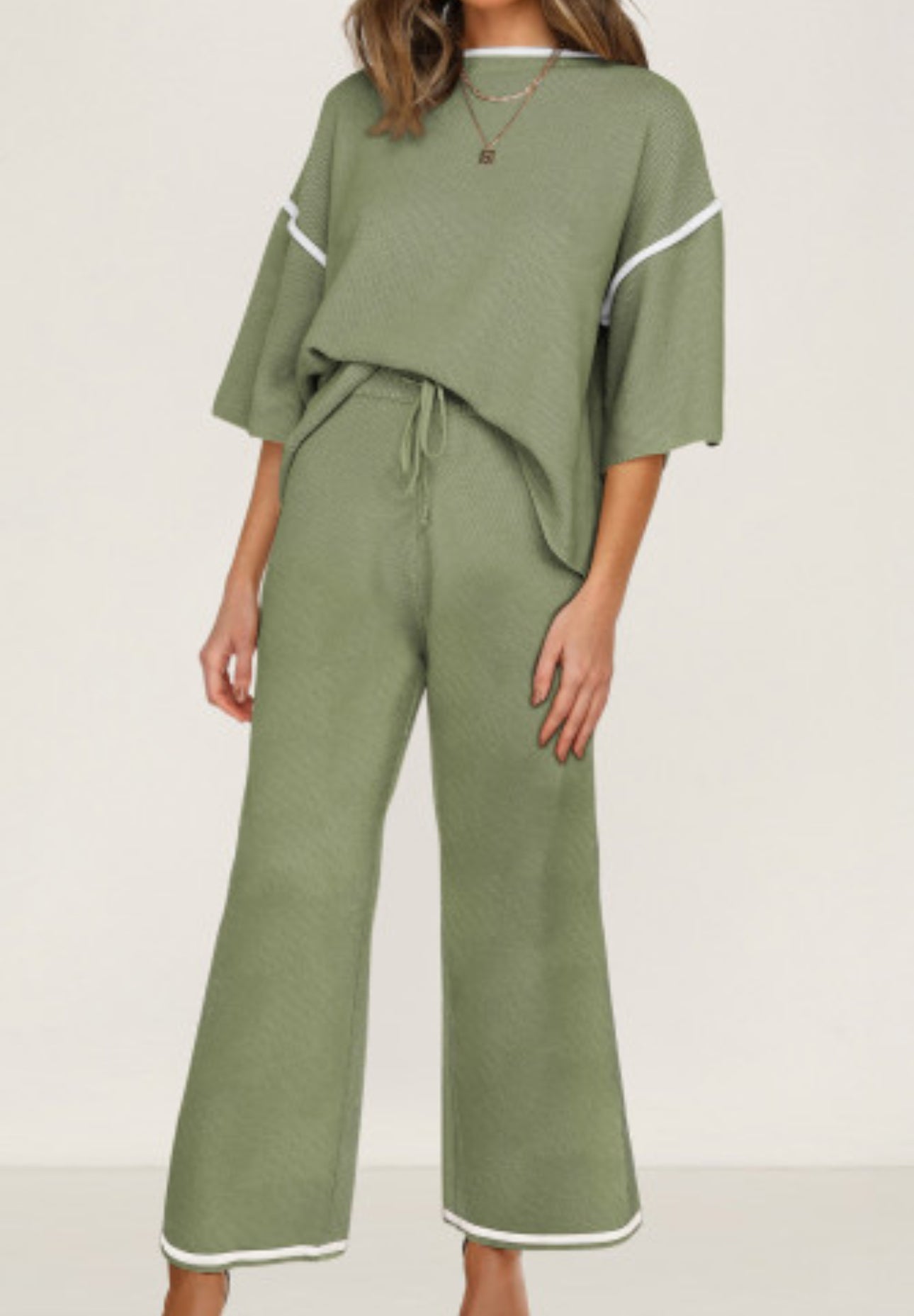 JUST PASSING THROUGH PANT SET