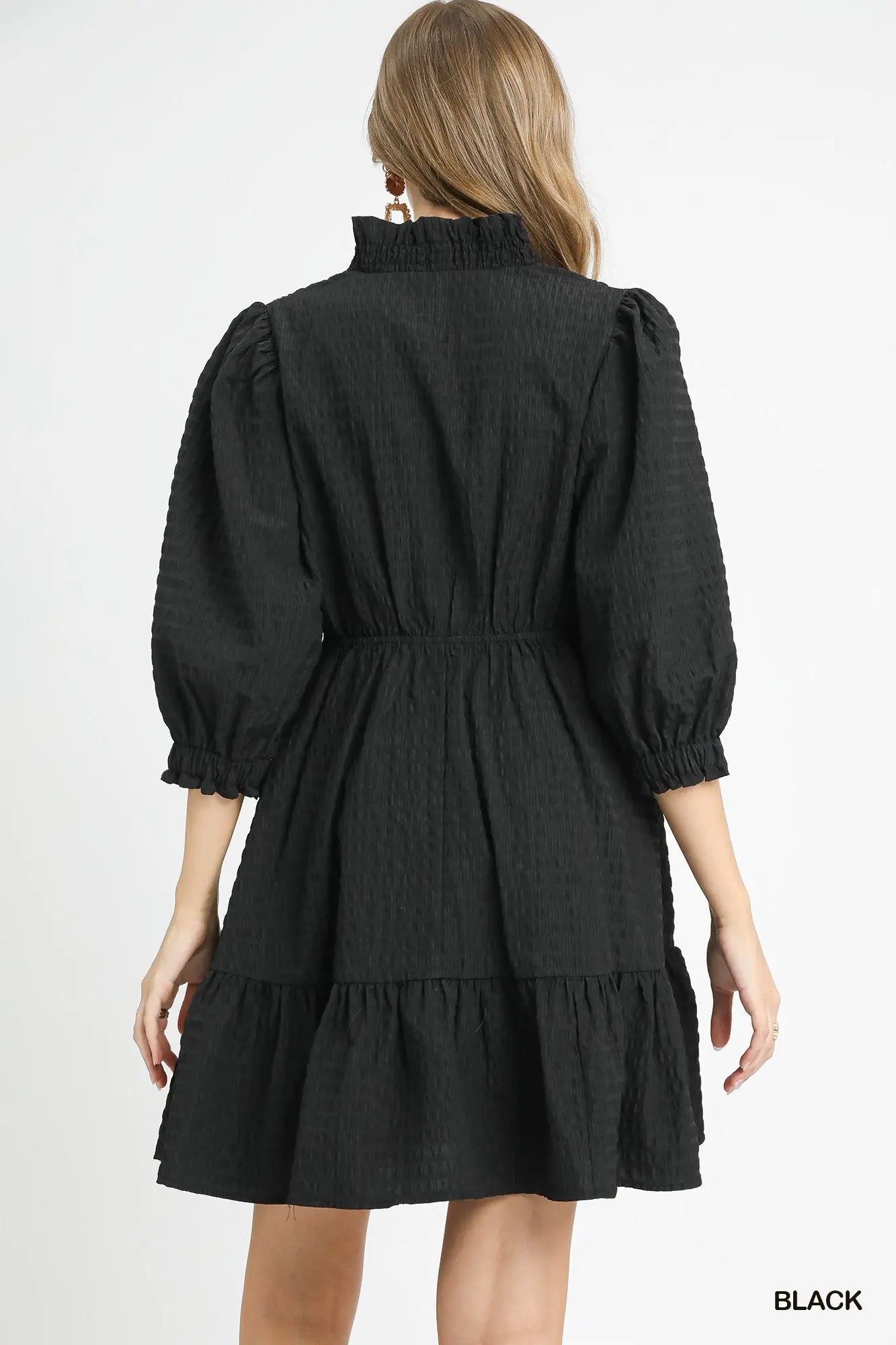 SABRINA BLACK MINI DRESS