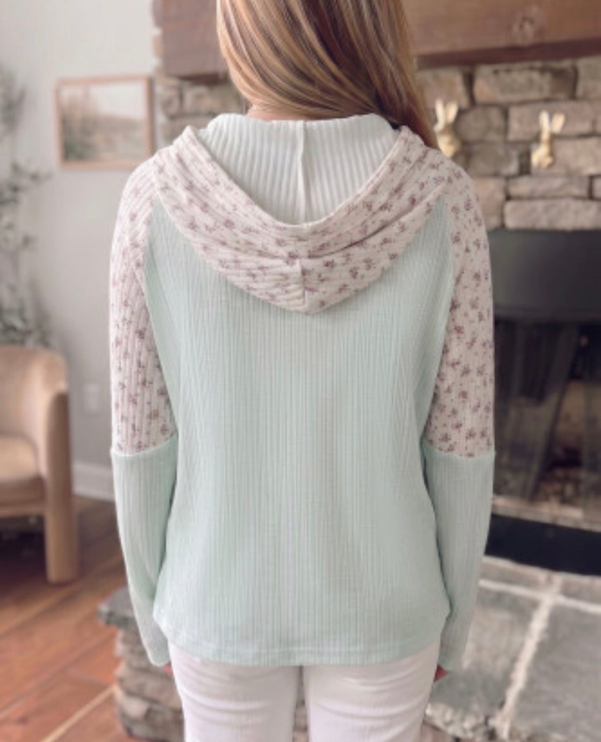 CLEARLY AQUA HOODIE