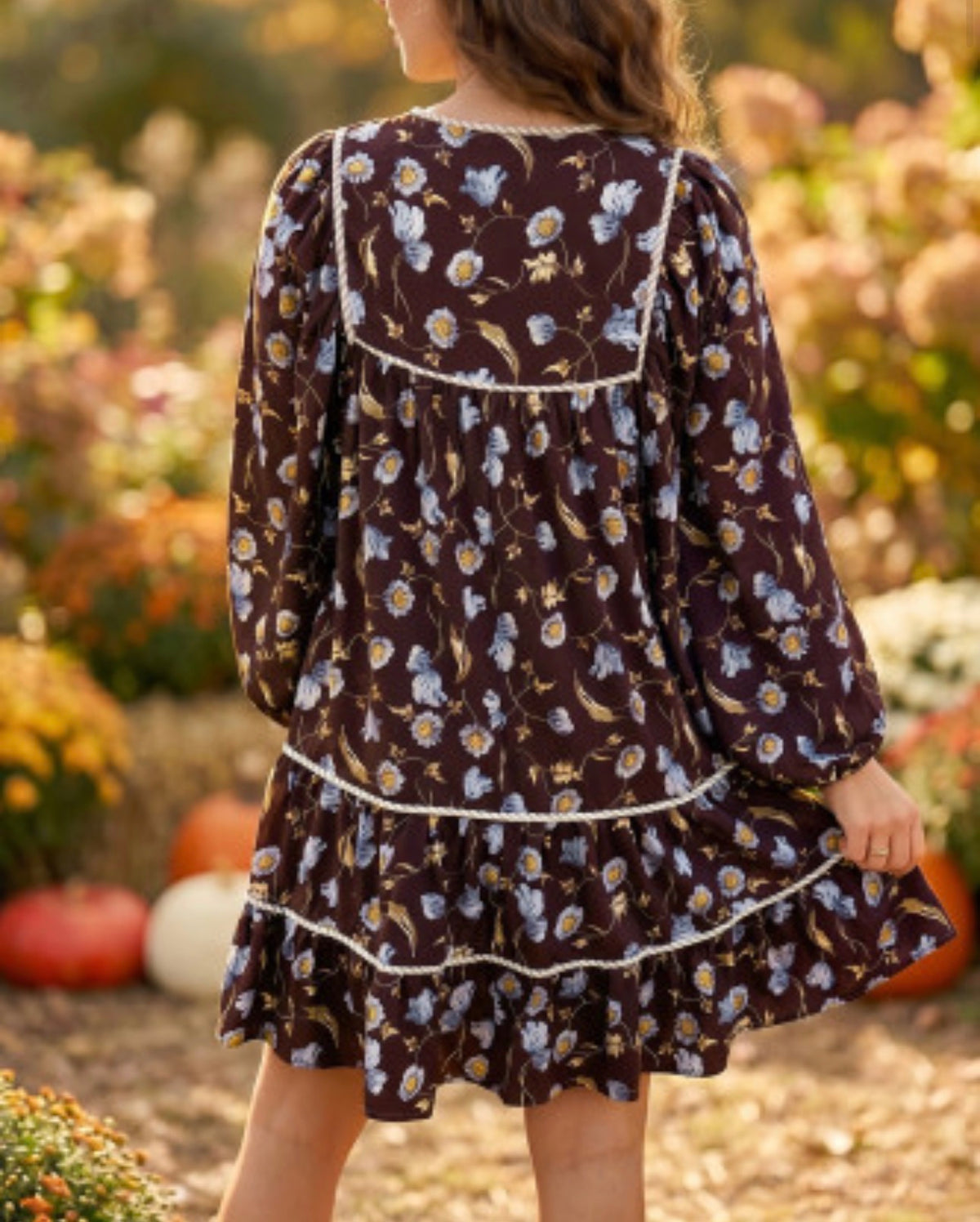 ANNE CATHERINE FLORAL DRESS