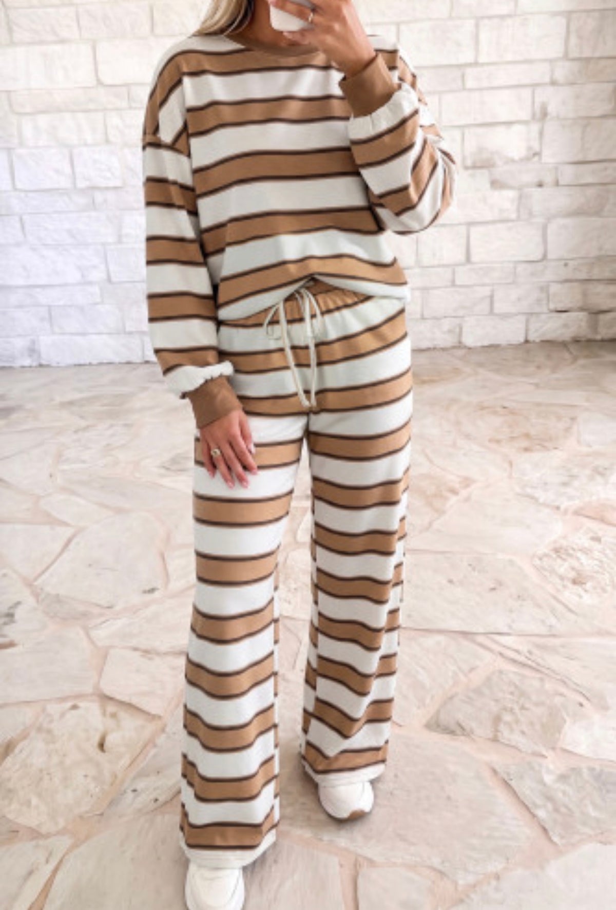 TINLEY STRIPED PANT SET