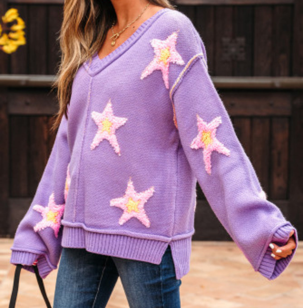 STARS OVER JORDAN SWEATER