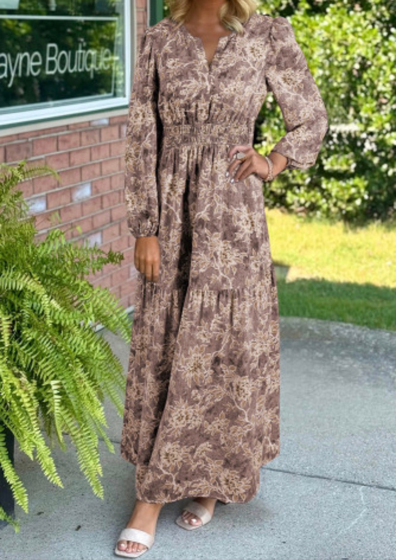 TAYLOR FLORAL MAXI DRESS