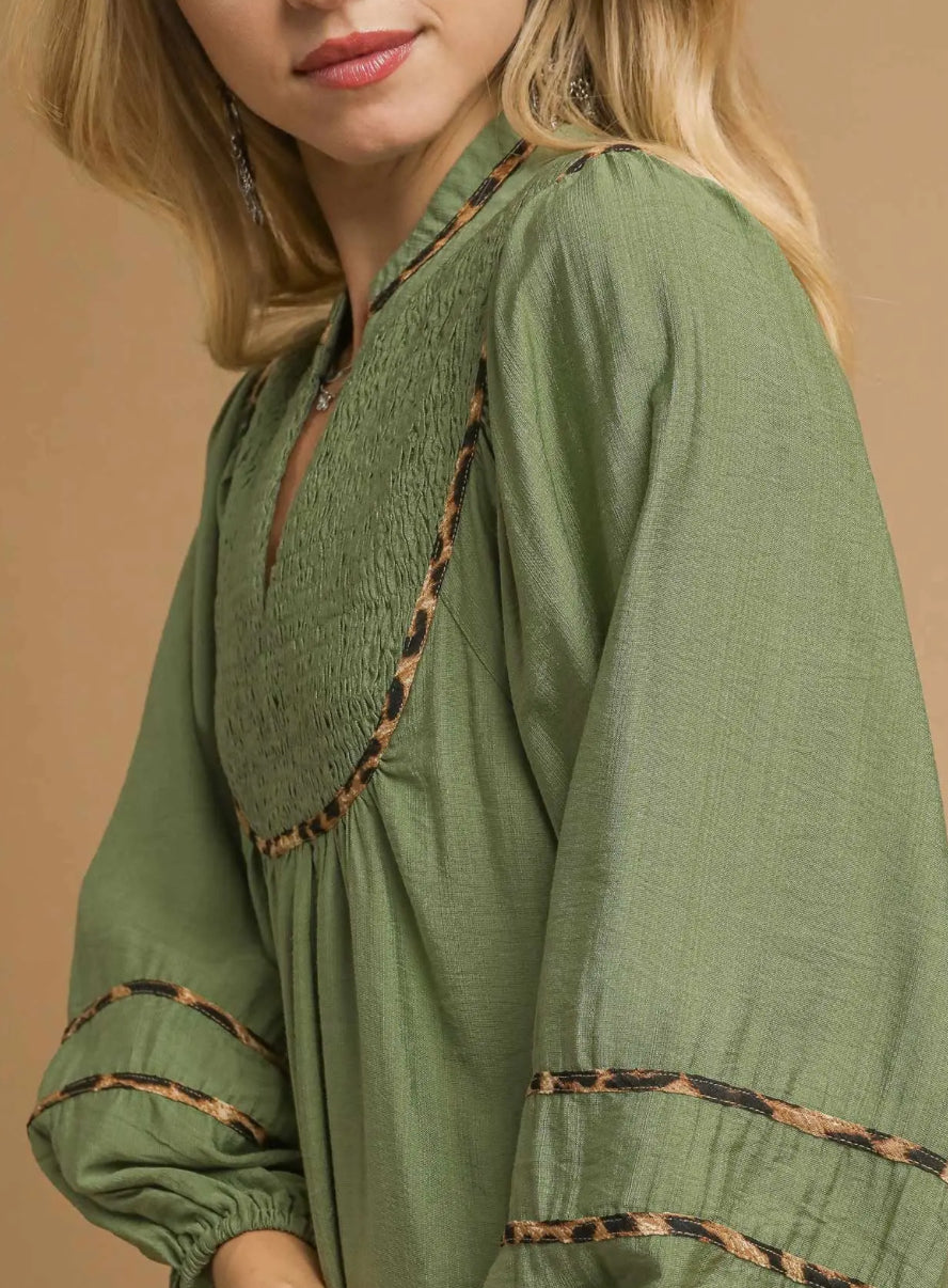SHELLIE SAGE MAXI DRESS