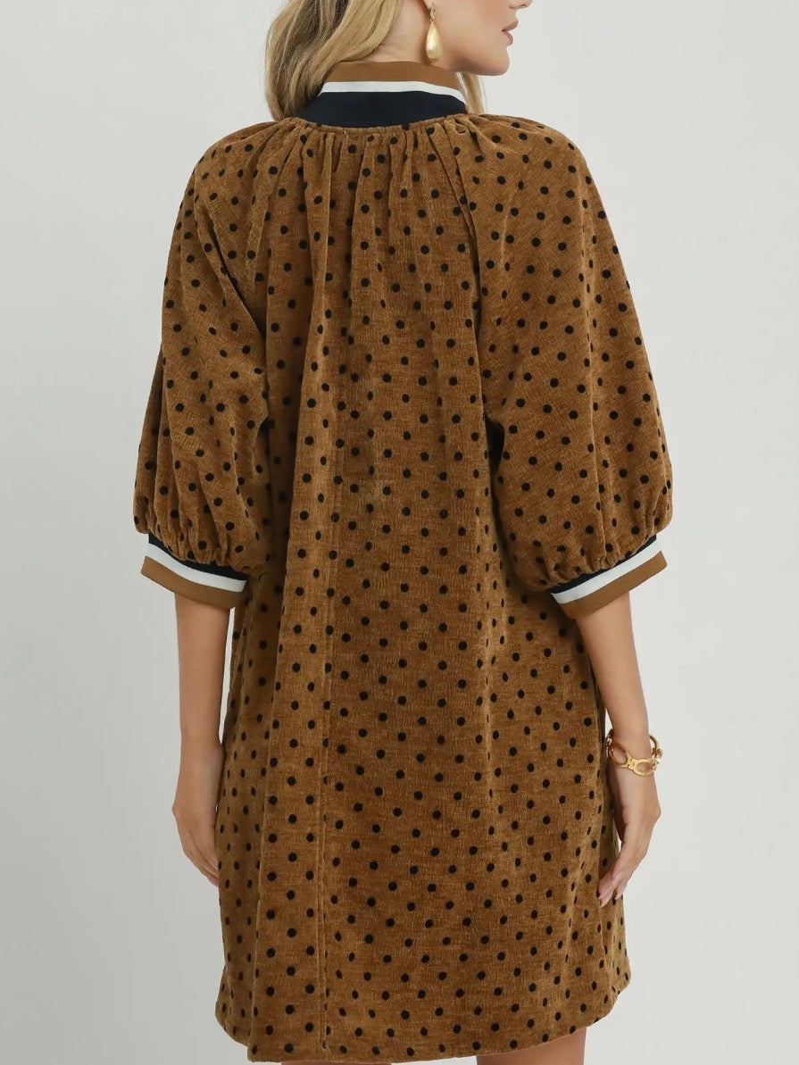CONNECT THE DOTS SHIFT DRESS