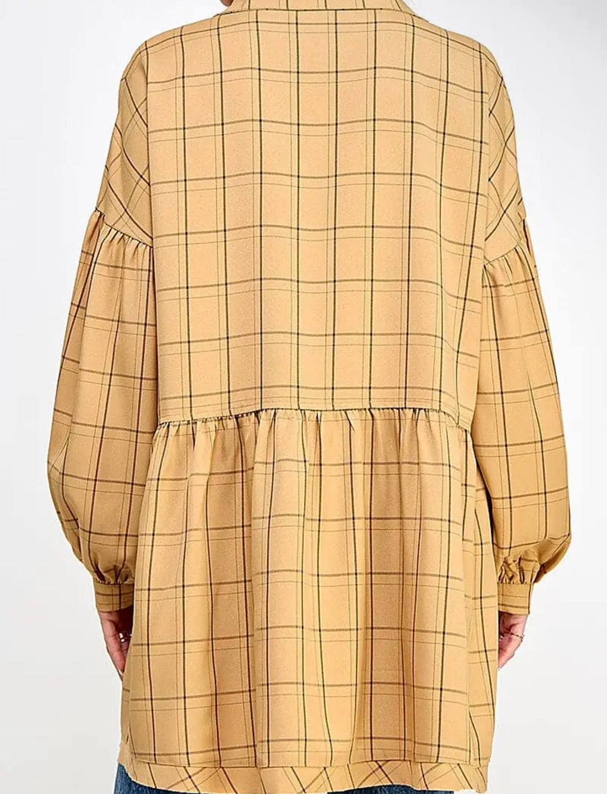 GARRETT PLAID MINI DRESS/TOP