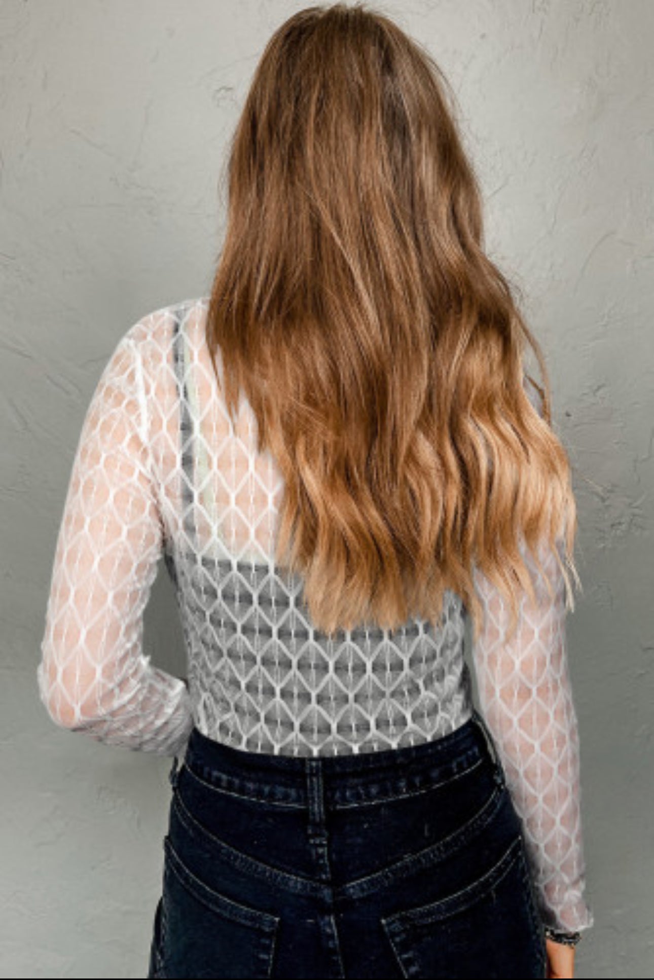 A LITTLE EXTRA SHEER TOP