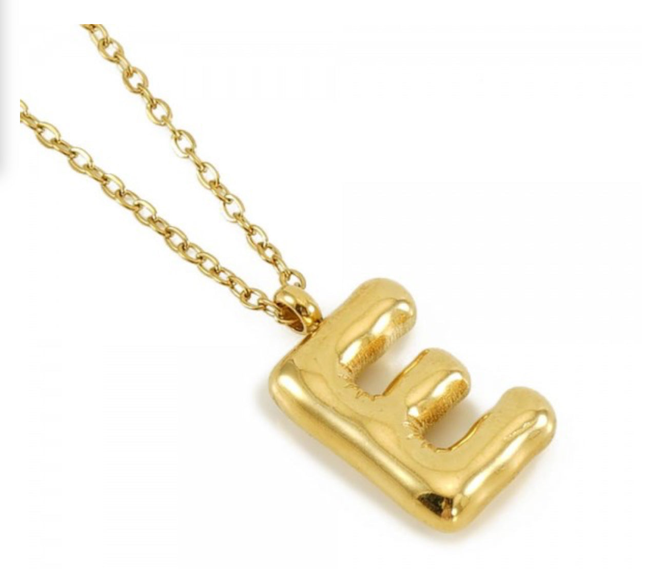 Bubble Balloon Initial Necklaces