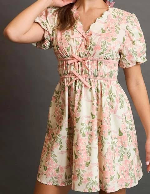 PINK PARADISE MINI DRESS