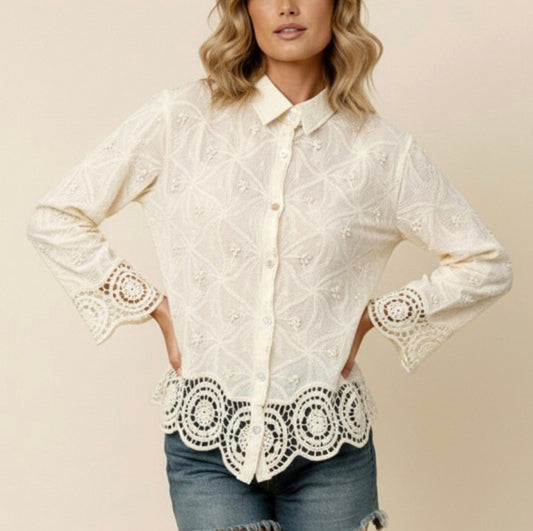 CAMILLE LACE TOP