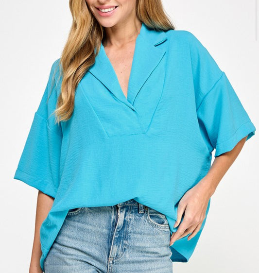 DRAMATIC ENTRANCE BLOUSE