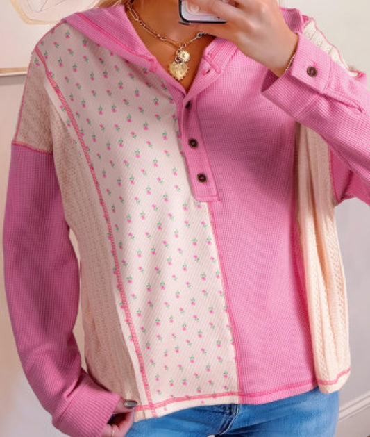 PINK BOUQUET HOODIE