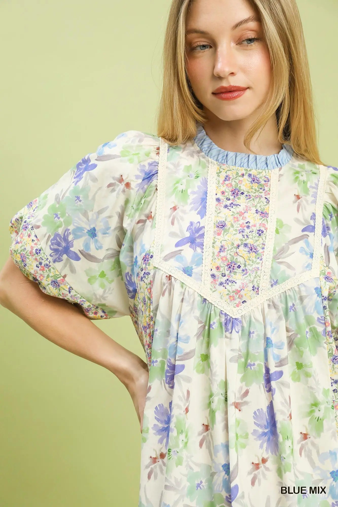 FRESH START FLORAL MIDI DRESS