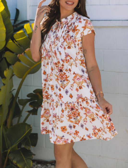 ALL FOR IT FLORAL DRESS