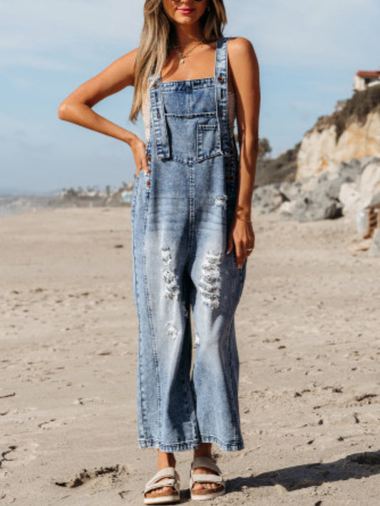BY THE RIVER DENIM OVERALLS