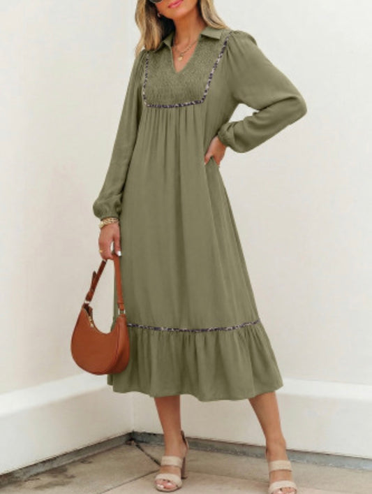 CLOVER LEOPARD MAXI DRESS