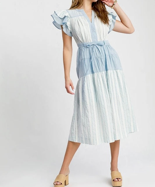 GRACEFUL BEAUTY MIDI DRESS