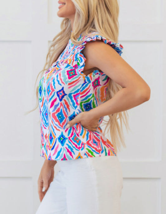 TAKE ME SOMEWHERE BLOUSE