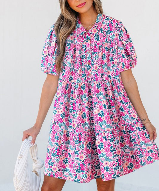 LIVING THE DREAM FLORAL DRESS