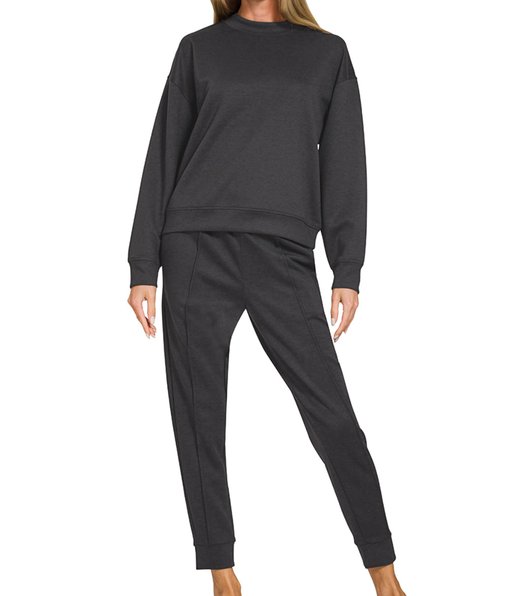 WILLA MOCK NECK JOGGER SET