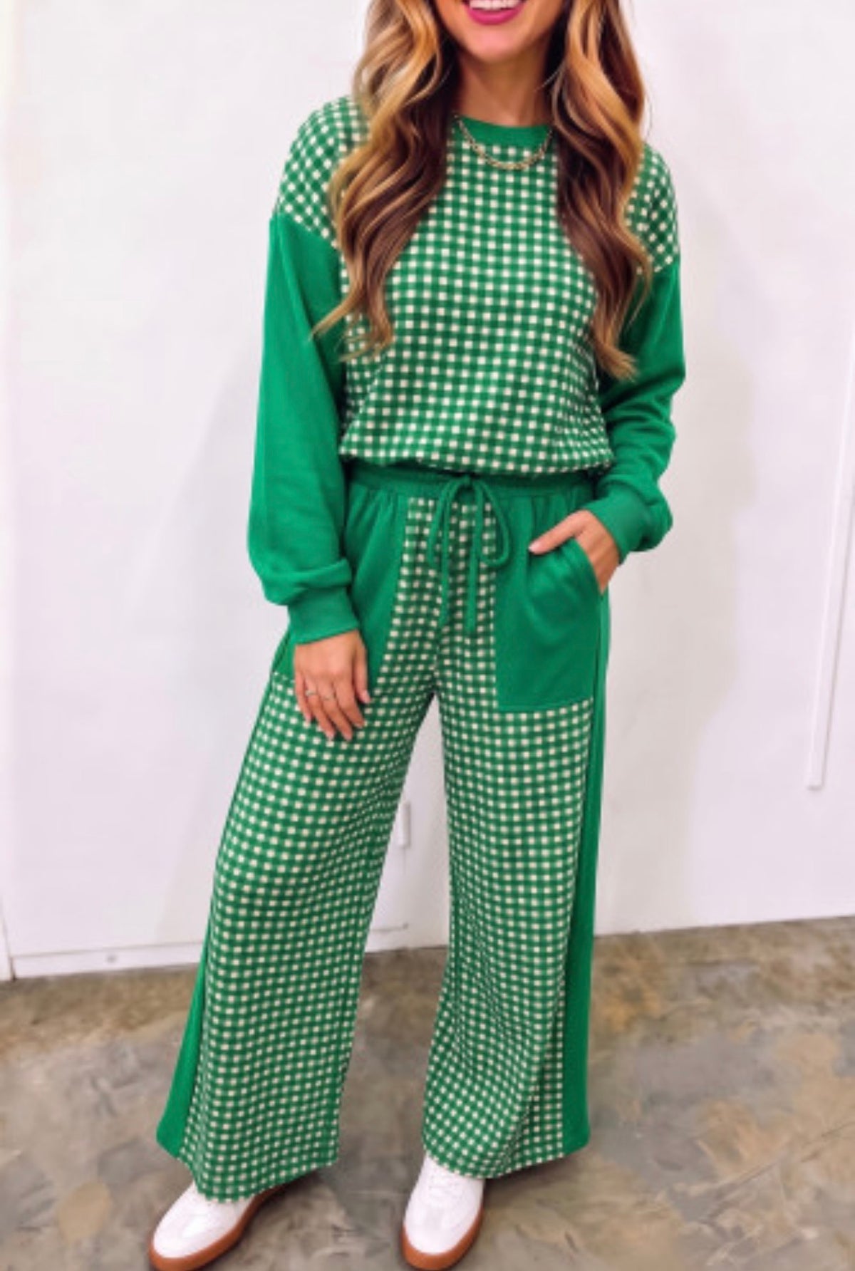 TATUM GREEN PANT SET