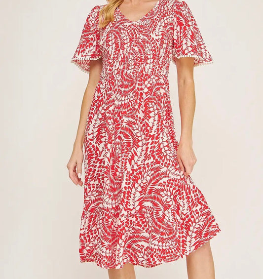 MABEL SMOCKED DRESS