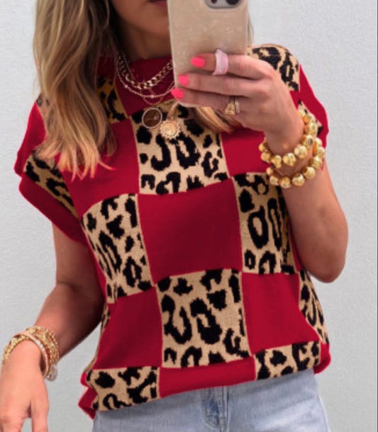 CHECKING OFF LOVE SWEATER