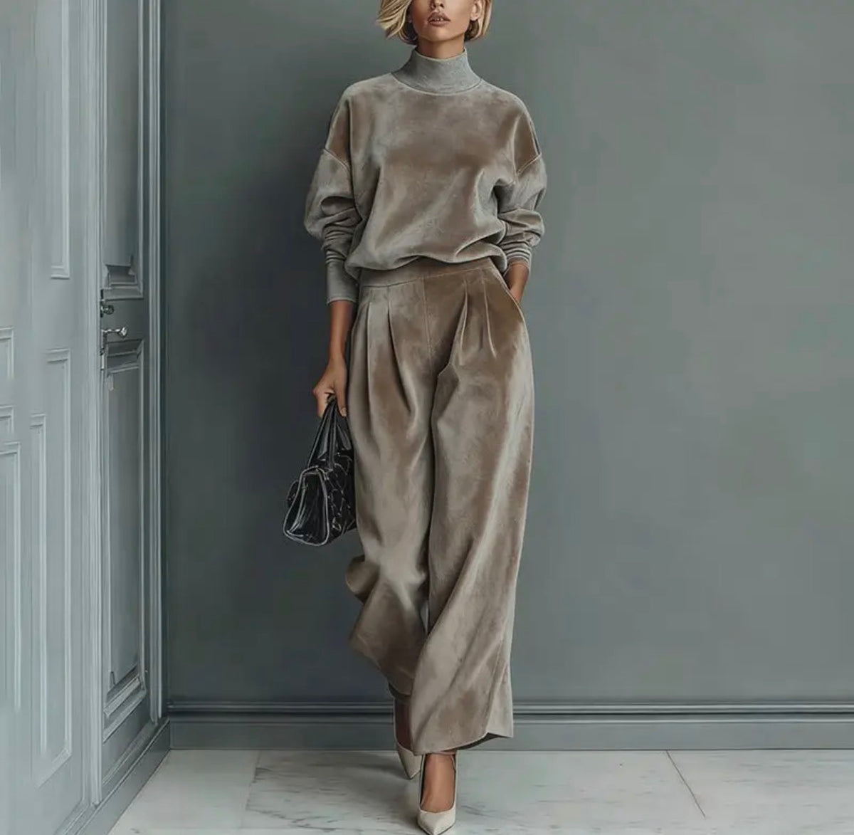 HENRI VELVET PANT SET