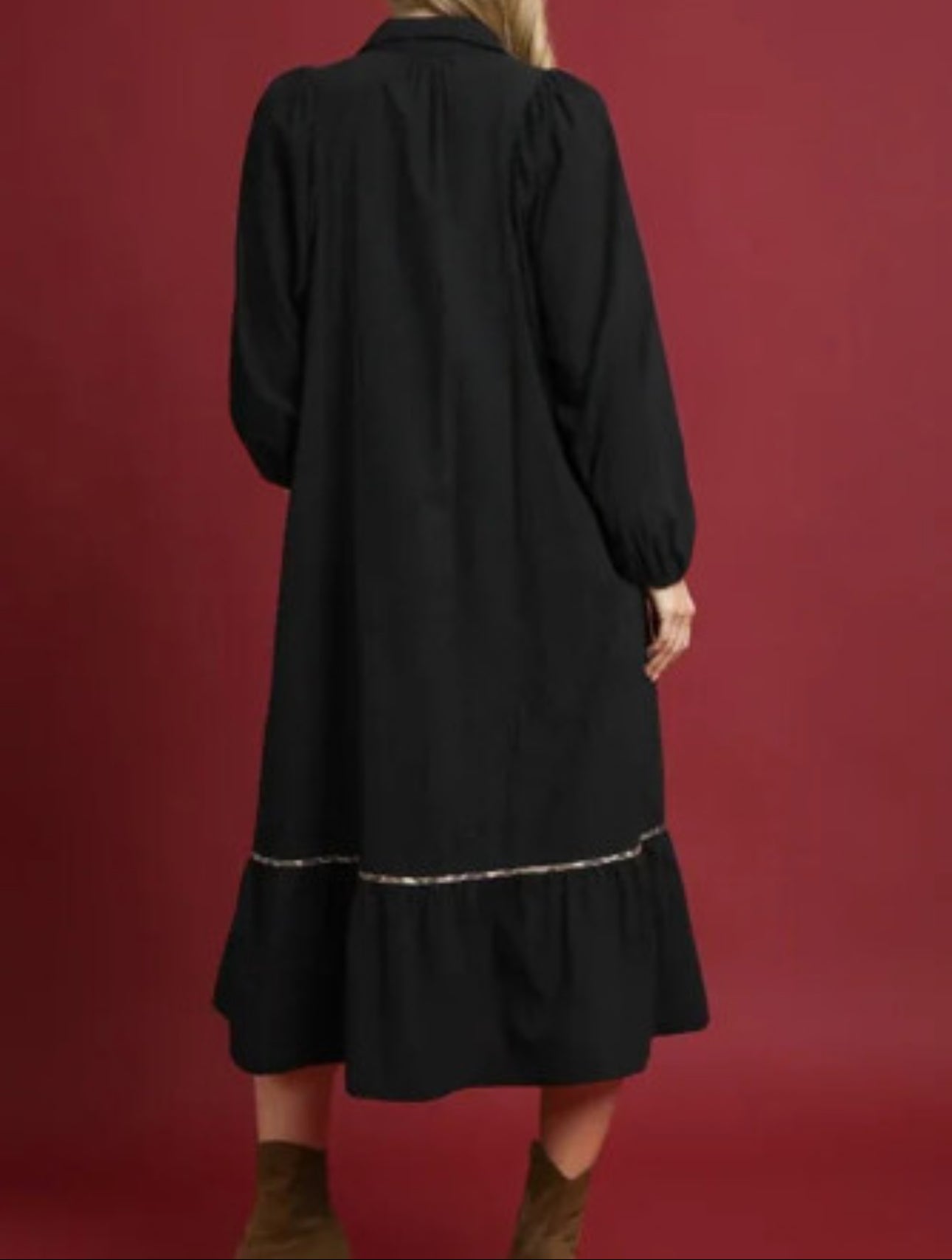 STEELE LEOPARD MIDI DRESS