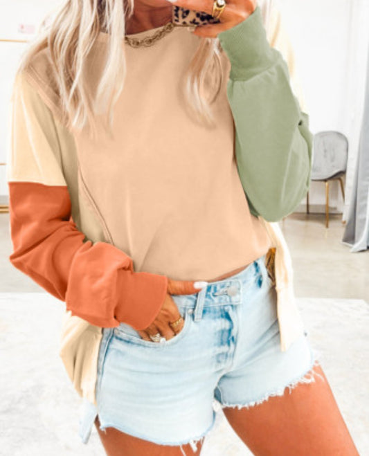 BRISTOL COLORBLOCK SWEATSHIRT