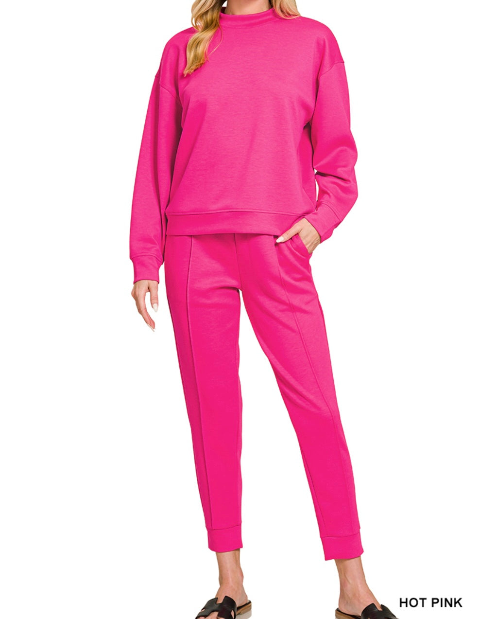 WILLA MOCK NECK JOGGER SET