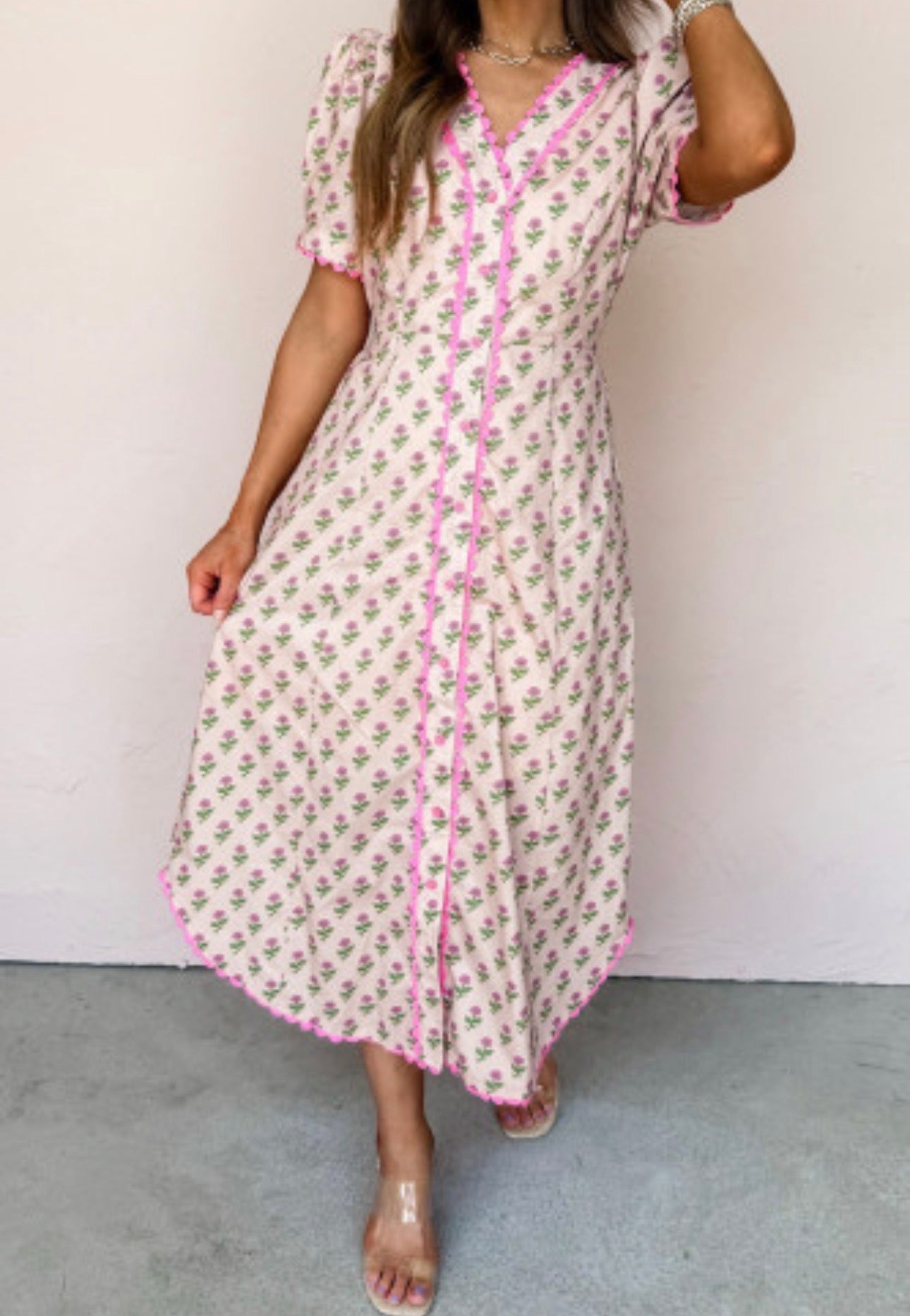 GARDEN DAY MIDI DRESS