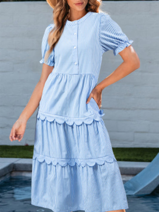 ALL FOR SUN MIDI DRESS
