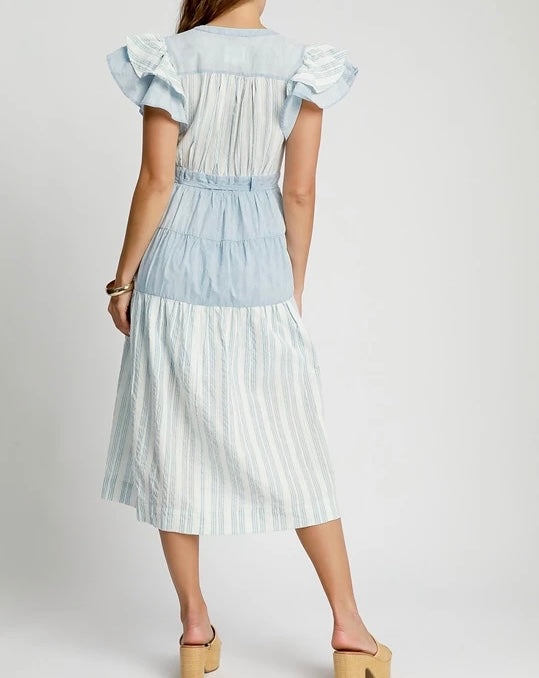 GRACEFUL BEAUTY MIDI DRESS