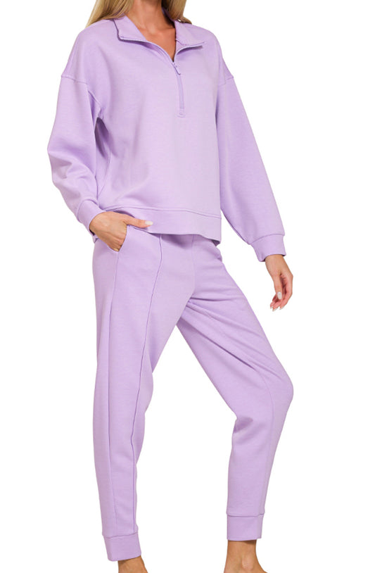 WILLA MOCK NECK JOGGER SET