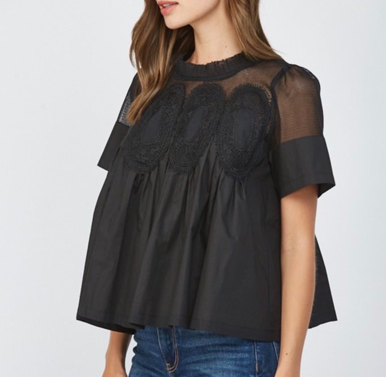 ELA MESH BLOUSE