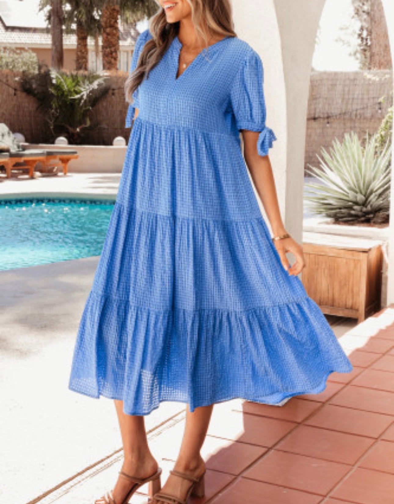 SOLIEL MIDI DRESS