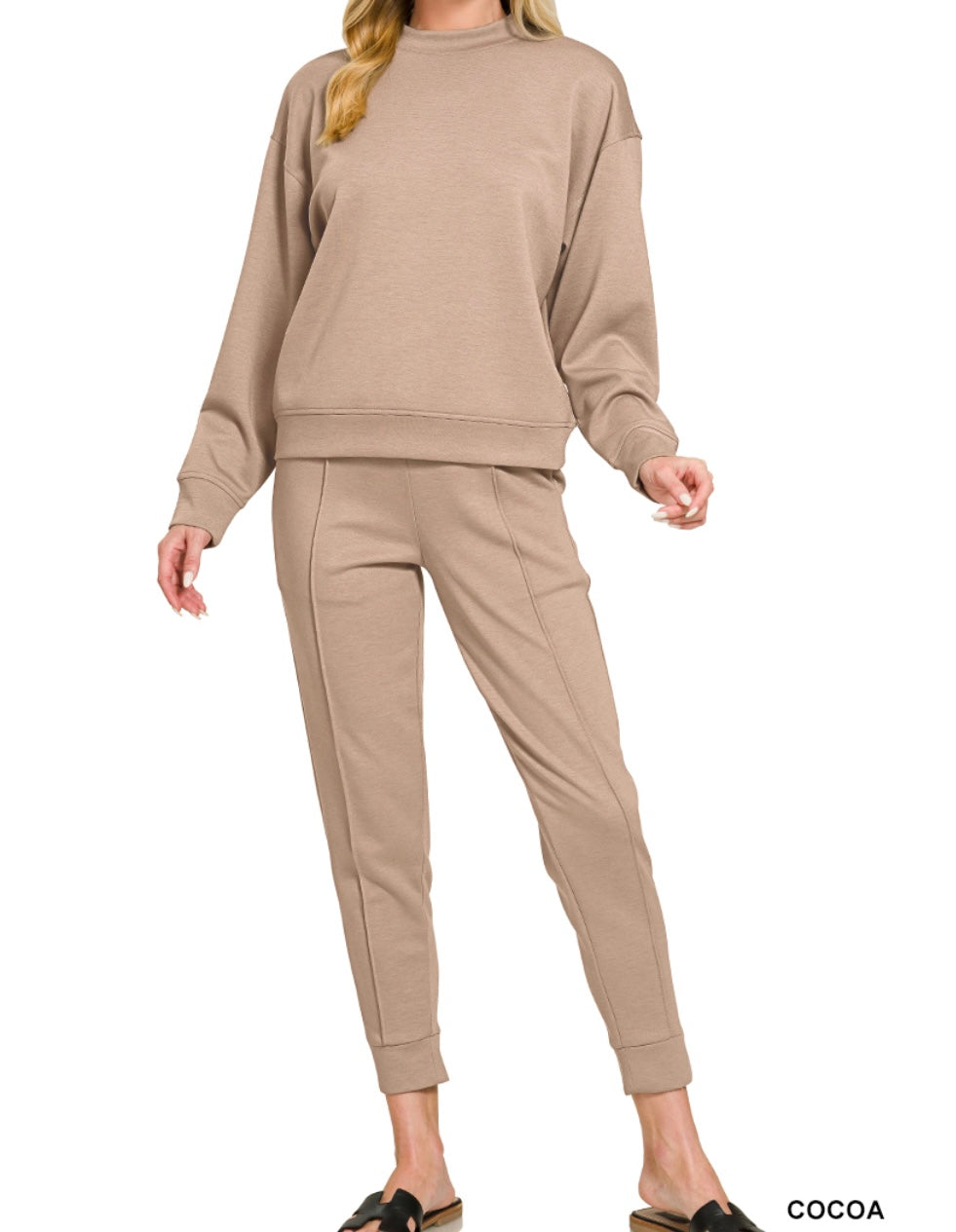 WILLA MOCK NECK JOGGER SET