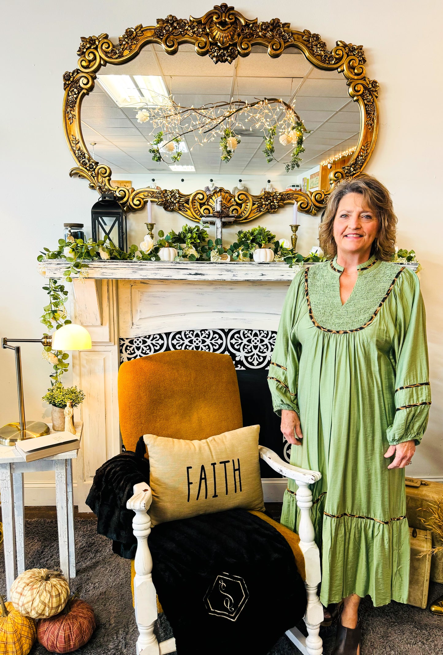 SHELLIE SAGE MAXI DRESS