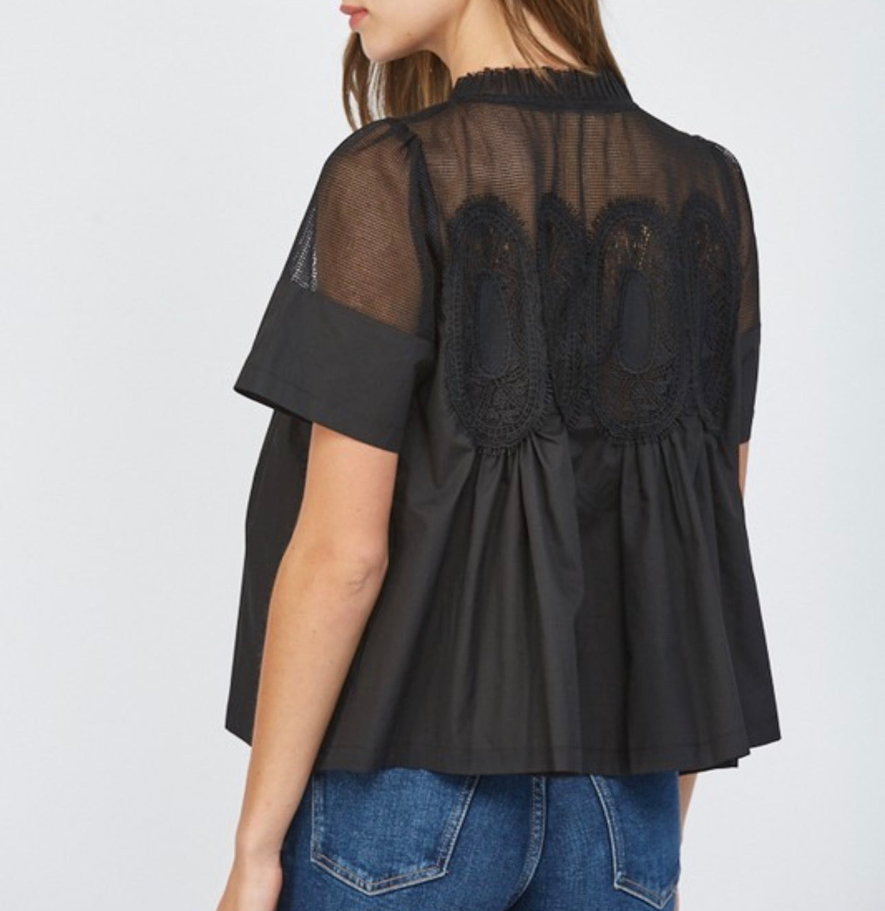 ELA MESH BLOUSE