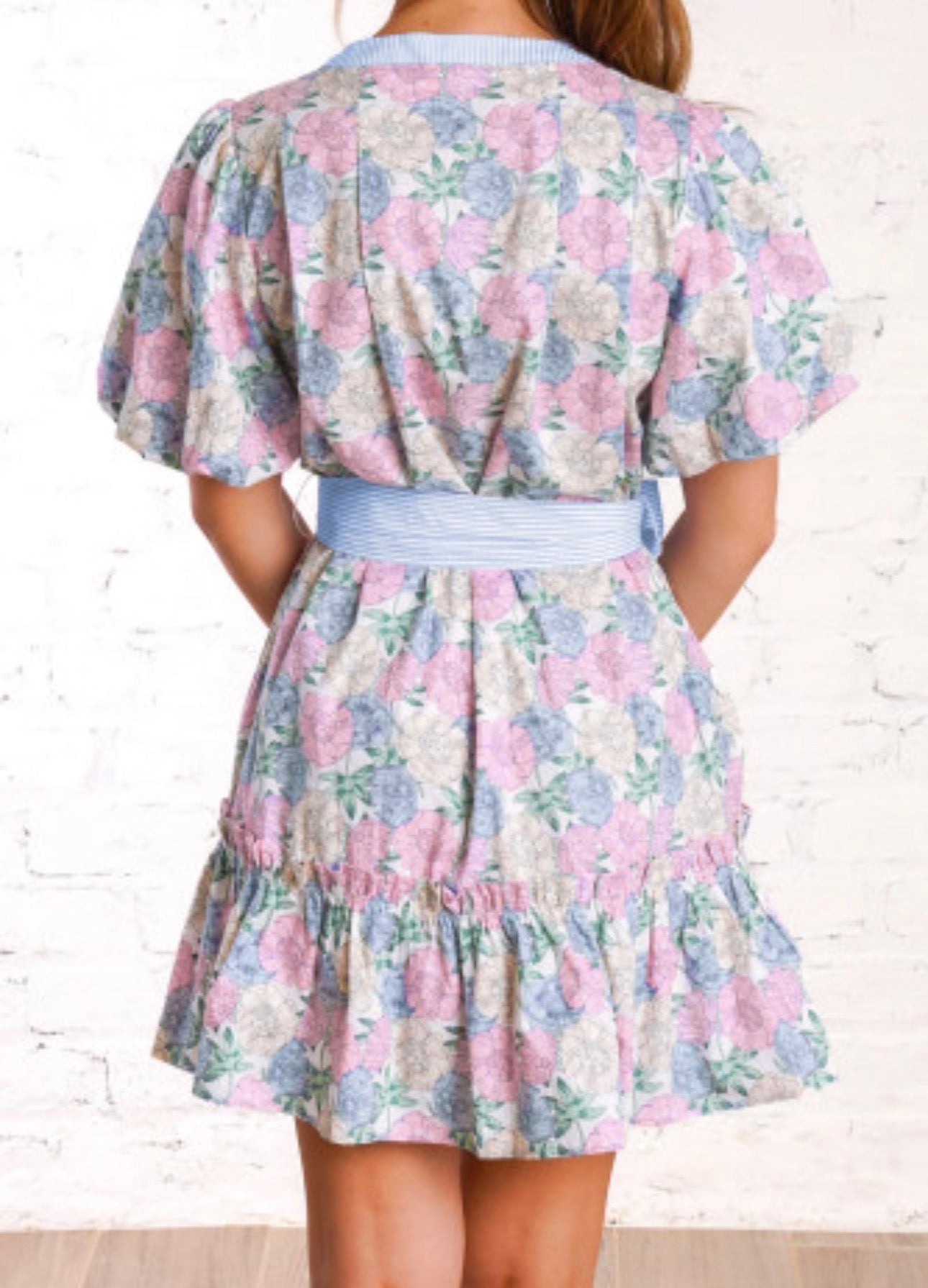 WREN FLORAL MINI DRESS